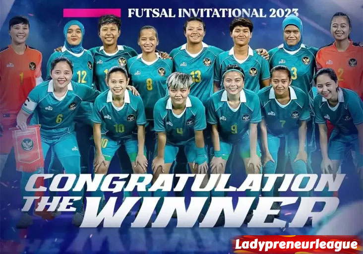 Timnas Futsal Putri Indonesia Juara PFF Womens Tri Nations Futsal Invitational 2023